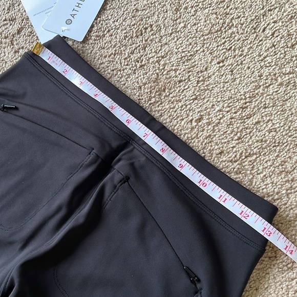 NWT Athleta Headlands Hybrid Pants Black Crop Petite Pull On - Picture 6 of 7